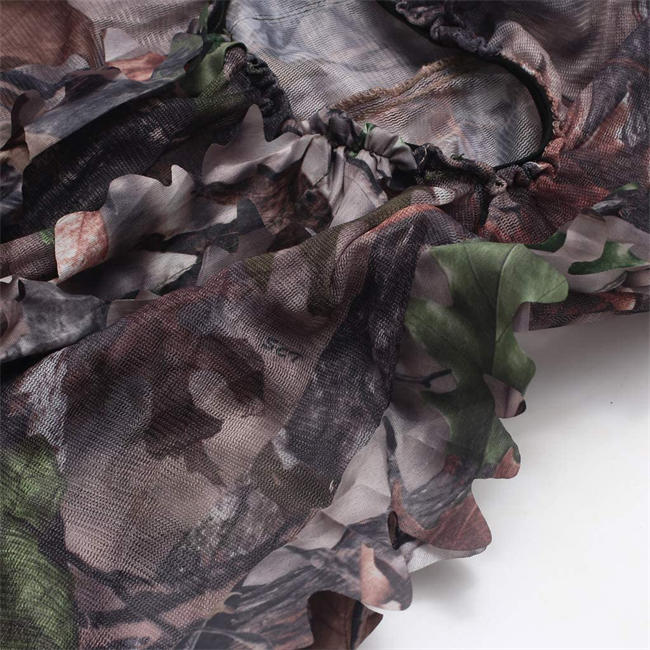 3D Leafy Face Mask,Ghillie Camouflage Leafy Hat,Hunting Face Mask,Camo Face Mask Hunting,Camo Hunter Hunting Mask